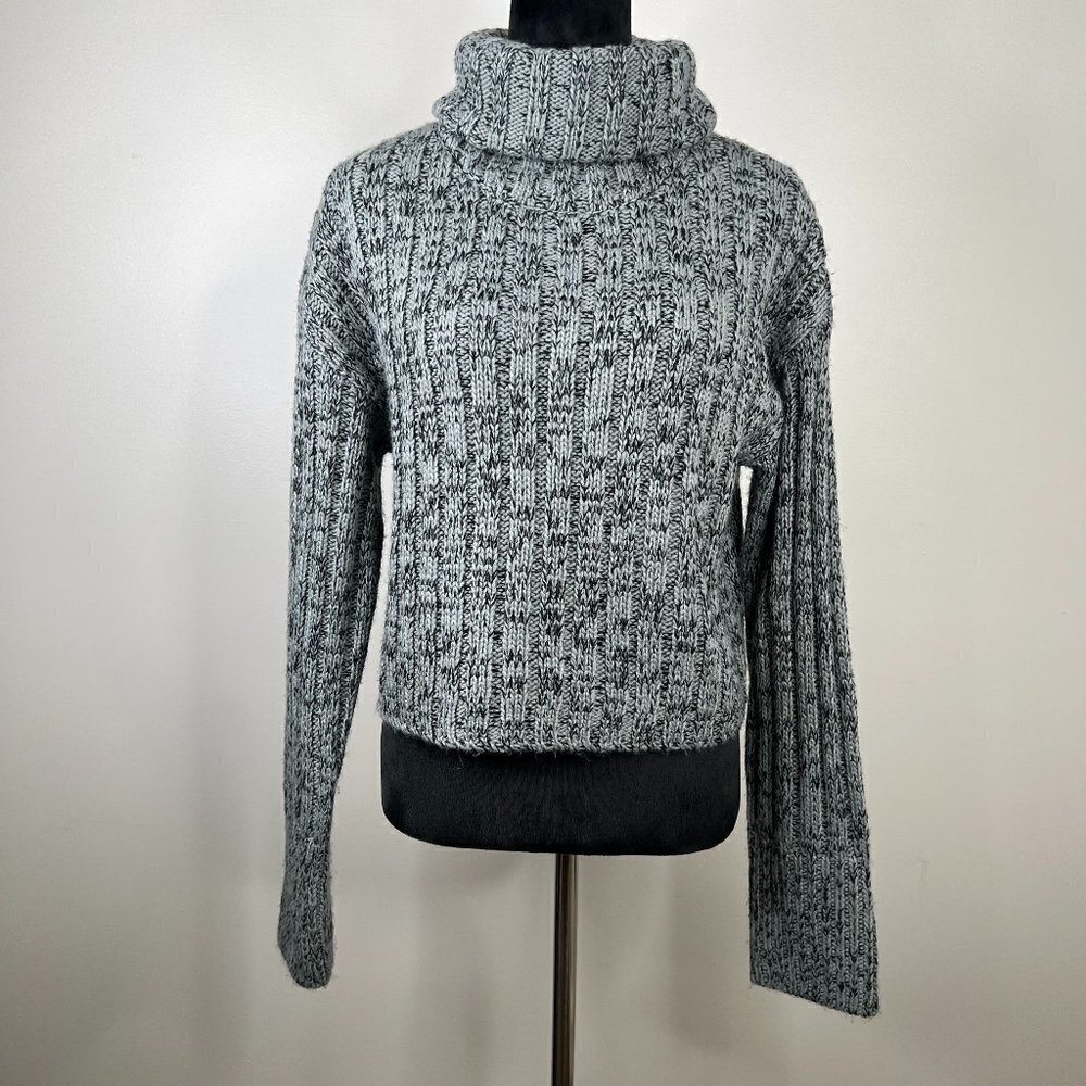 Urban‎ Outfitters Chunky Knit Turtlneck Slightly Cropped Sweater